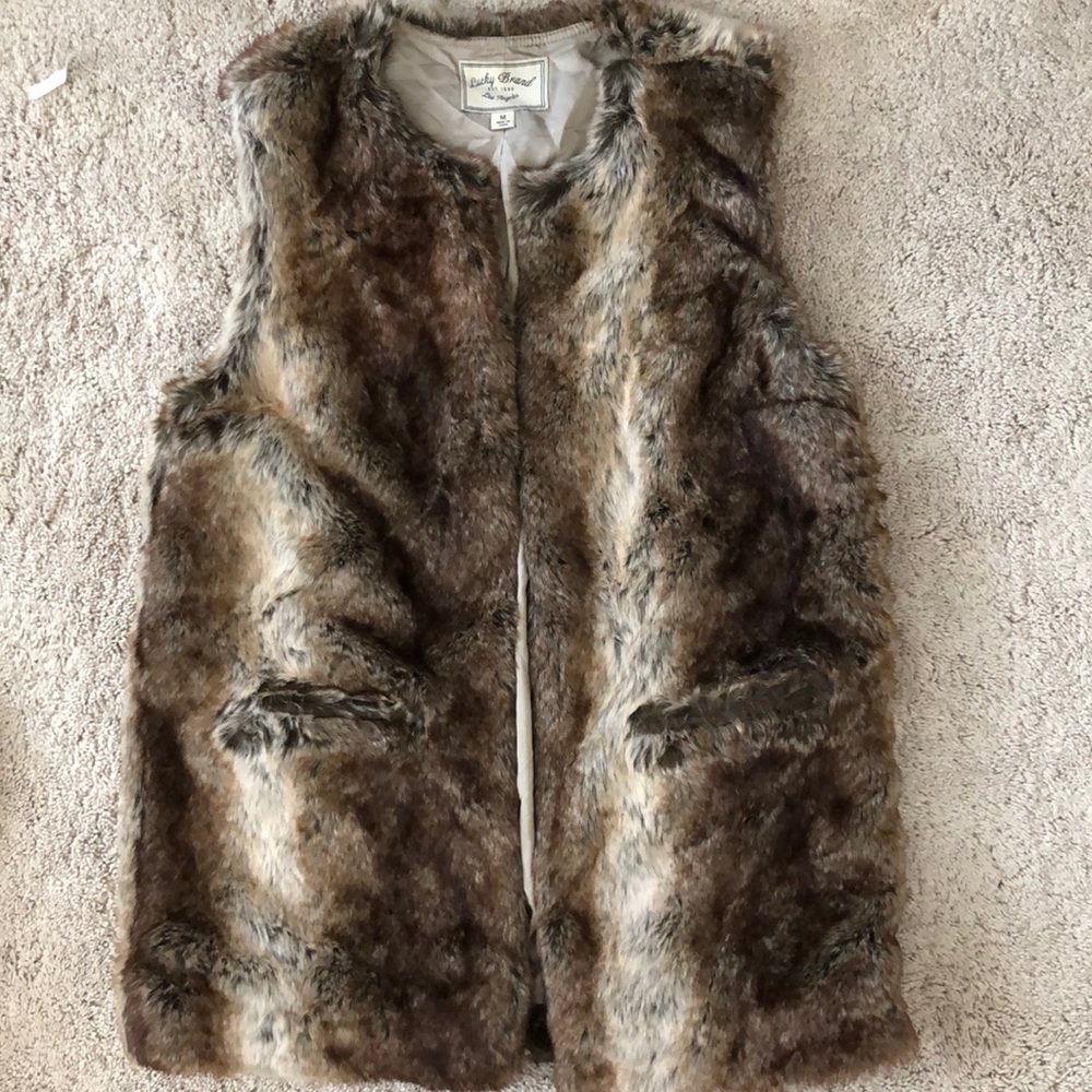 Lucky Brand Faux Fur vest